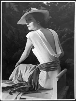 Bench Collection: Female / White Dress 1930S