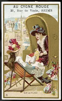 Maman Prints: Two Females on Beach
