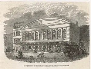 Wheel Barrow Prints: Fenchurch St Terminus