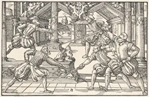 Surroundings Prints: FENCING 1570