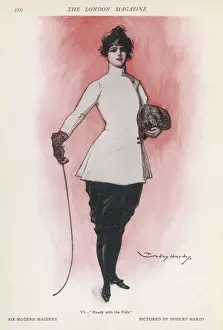 Fencer Prints: The Fencing Female 1907