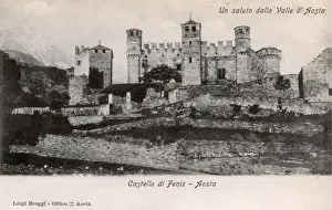 Fenis Castle, Aosta Valley, Italy