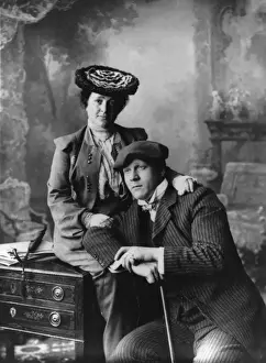 Loving Prints: Feodor Chaliapin Seated with his Wife