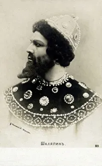 Modest Prints: Feodor Ivanovich Chaliapin as Boris Gudunov