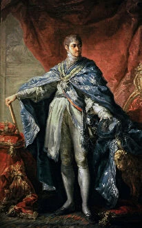 Vicente Collection: Ferdinand VII wearing the Habit of the Order of Charles III