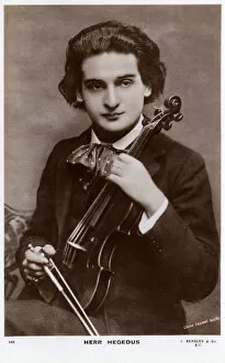 Images Dated 31st July 2018: Ferencz Hegedus - Hungarian Violinist