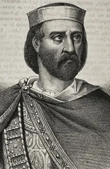 Lithography Collection: Fernan Gonzalez (910-970). Count of Castile