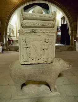 Knights Prints: Fernan Perez de Andrade (d. 1397). Spanish Knight. Tomb
