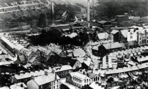 Chimneys Collection: Ferndale Colliery and Tylorstown, Glamorgan, South Wales