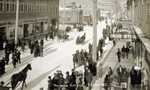 Columbia Prints: Fernie, British Columbia, Canada - Victoria Avenue