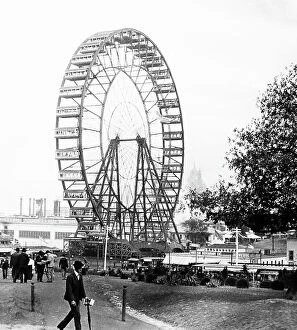 Worlds Collection: Ferris Wheel and Swedish Restaurant - St. Louis World's Fair