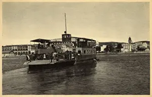 Bizerte Prints: Ferry at Bizerte (Bizerta), Tunisia, North Africa