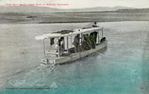 Ferries Gallery: Ferry boat on the Colorado river at Needles, California