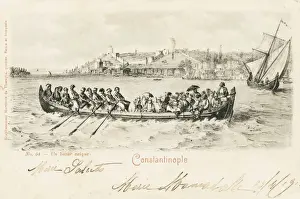 Roumeli Prints: A ferry boat crossing the Bosphorus