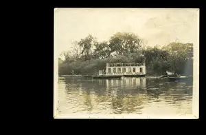 Christchurch Prints: The Ferry Tea Boat, Wick Ferry, near Christchurch Harbour