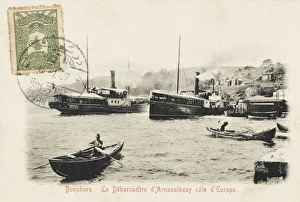 Ferry Boats Gallery: Ferryboat embarkation point - Arnavutkoy