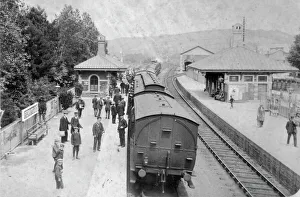 Staff Collection: Ferryside Railway Station, Carmarthenshire, South Wales