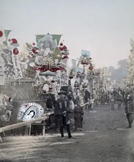 Festival banners, Japan, c. 1880 s