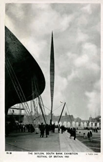 Steel Gallery: Festival of Britain 1951 - The Skylon, South Bank, London