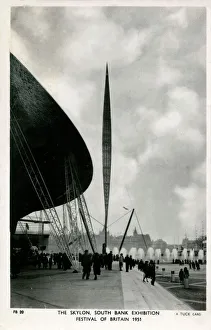 Britain Gallery: Festival of Britain 1951 - The Skylon, South Bank, London