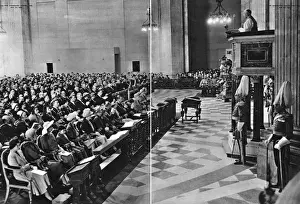 Fisher Prints: Festival of Britain dedication service, St Pauls Cathedral