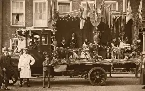 Romford Prints: Festival float on Romford High Road, Essex