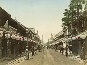 Festival Lanterns, Bentendori, Yokohama, Japan