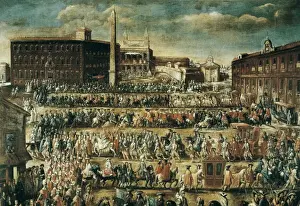 Fine Art Prints: Festival on the occasion of the canonization