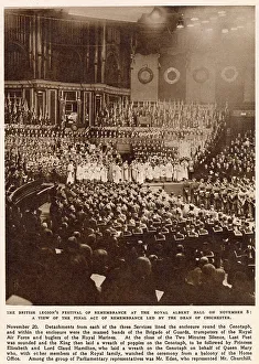 Chichester Prints: The Festival of Remembrance - Royal Albert Hall