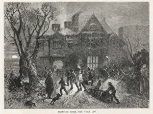 Yule Prints: Fetching the Yule Log