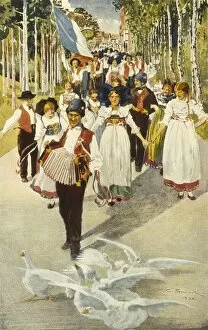 Images Dated 28th December 2011: Fete, Alsace