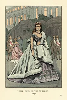 Images Dated 16th July 2019: Fete given at the Tuileries, 1867