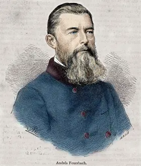 Thought Prints: Feuerbach, Ludwig (1804-1872) German philosopher