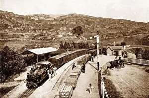 Gauge Prints: Ffestiniog Railway Tan-y-Bwlch Station early 1900s