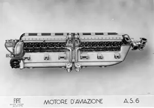 Schneider Prints: The Fiat AS6 engine