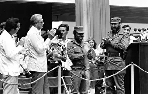 Applauding Prints: Fidel Castro Alejandro Ruz Cuban Communist Communism
