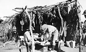 Field kitchen, Bura Camp, Kenya, WW1