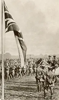 Numerous Prints: Field-Marshal Lord French inspecting soldiers in Hyde Park