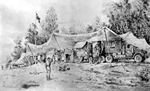 Montgomery Prints: Field-Marshal Montgomerys Headquarters, Luneburg Heath, Sec