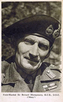 Beret Collection: Field Marshal Sir Bernard Montgomery - British Army Officer