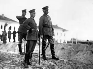 Field Marshal von Mackensen and Colonel von Tappen