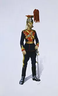 Moustache Collection: Field Officer of the 12th Royal Lancers