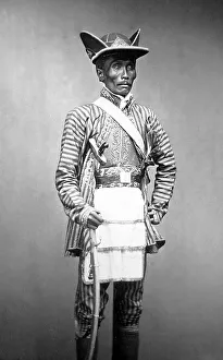 Javanese Prints: Field Officer, Javanese Army - pre-1900