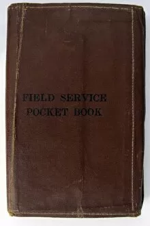 Images Dated 7th February 2013: Field Service Pocket Book - 1914