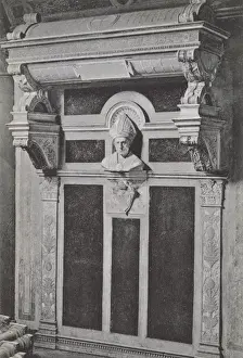 Fiesole Prints: Fiesole, Italy - Tomb of Bishop Leonardo Salutati
