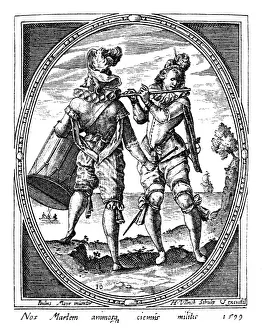 Drumming Prints: Fife and Drum, 1598