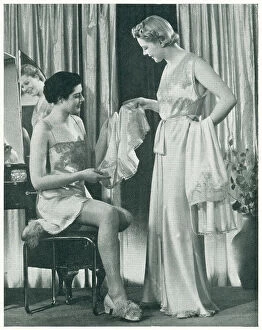 Admiring Collection: Fife Silk Mills Advertisement Photograph