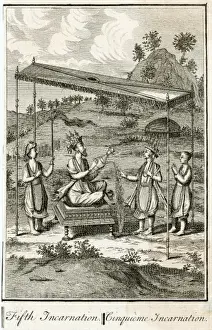 Fifth avatar of the Hindu god Vishnu