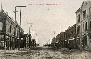 Bleak Prints: Fifth Avenue South, Jamestown, North Dakota, USA