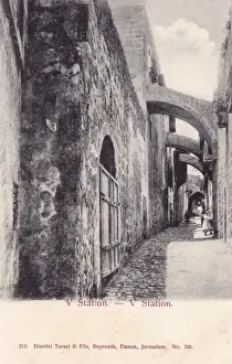 Dolorosa Prints: Fifth Station of the Cross - Jerusalem